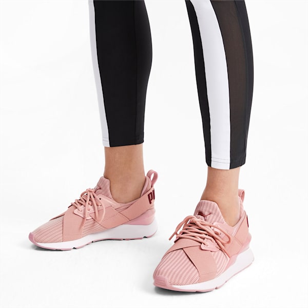 Muse Core+ Women's Sneakers, Bridal Rose-Fired Brick, extralarge