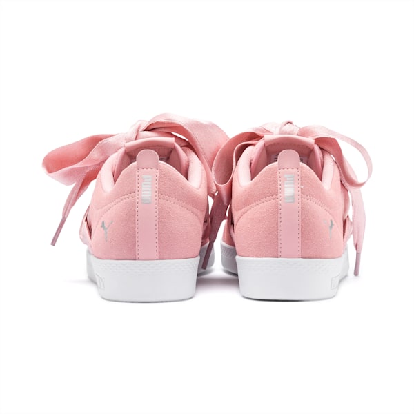 PUMA Smash Astral Buckle Women’s Sneakers, Bridal Rose-Silver-White, extralarge