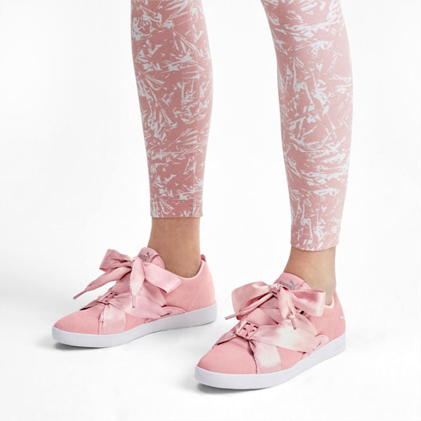 PUMA Smash Astral Buckle Women’s Sneakers, Bridal Rose-Silver-White, extralarge