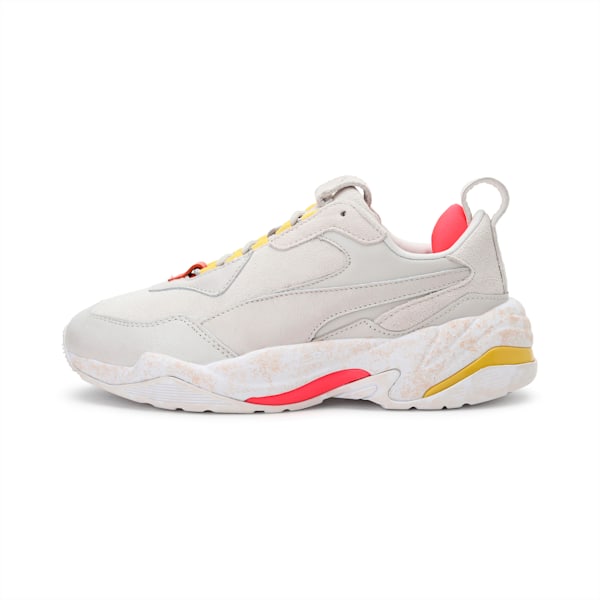 Thunder Distressed Women's Trainers, Pastel Parchment-Puma Silver, extralarge-IND