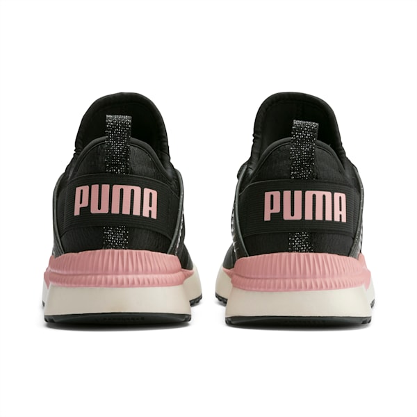 Pacer Next Cage Glitter Sneakers, Puma Black-Bridal Rose-Pastel Parchment, extralarge