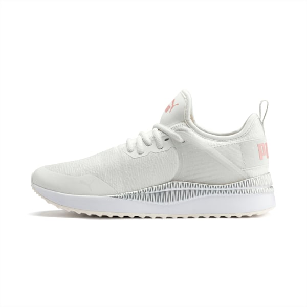 Pacer Next Cage Glitter Sneakers, Pastel Parchment-Bridal Rose-Puma White-Puma Silver, extralarge
