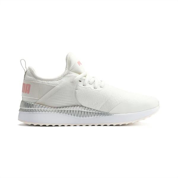 Pacer Next Cage Glitter Sneakers, Pastel Parchment-Bridal Rose-Puma White-Puma Silver, extralarge