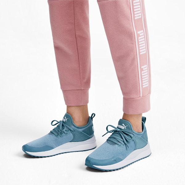 Pacer Next Cage Glitter Sneakers, Bluestone-Heather-Puma White, extralarge