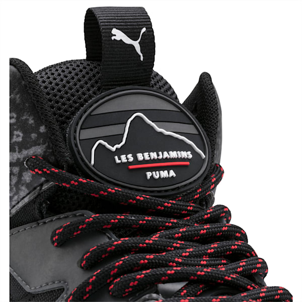 PUMA x LES BENJAMINS RS-X Mid Sneakers, Puma Black, extralarge