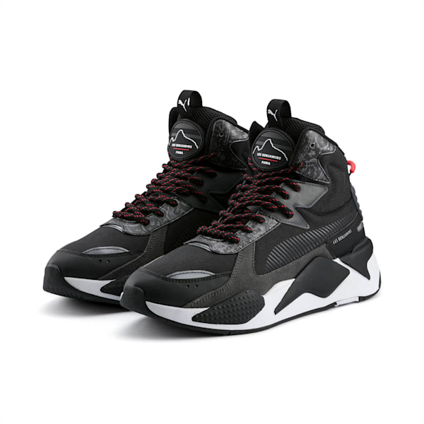 PUMA x LES BENJAMINS RS-X Mid Sneakers, Puma Black, extralarge