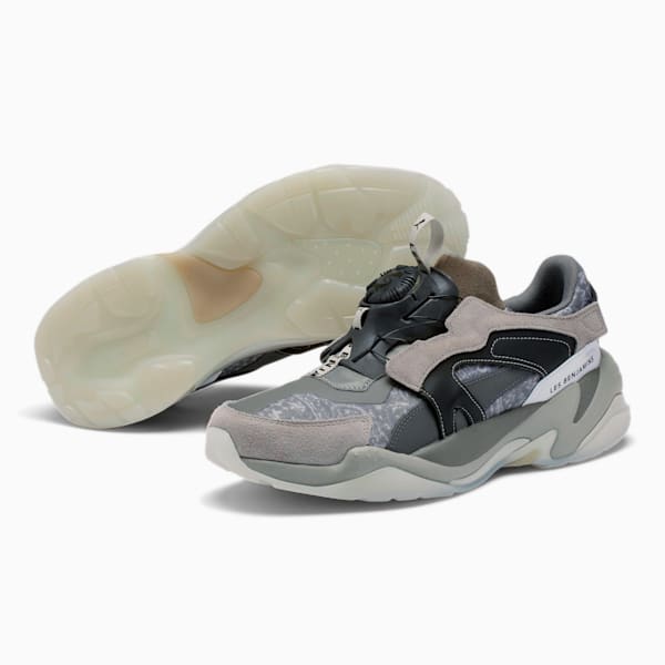 PUMA x LES BENJAMINS Thunder DISC Sneakers, Steel Gray-Asphalt, extralarge