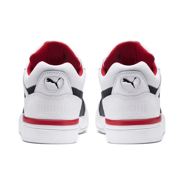 Palace Guard  Basketball Shoes, Puma White-Puma Black-High Risk Red, extralarge-IND