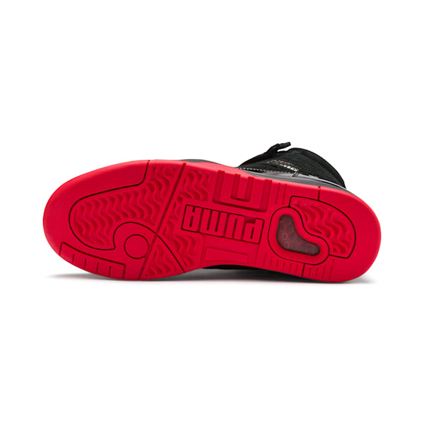 Palace Guard Mid Red Carpet Sneakers, Puma Black-Risk Red-Bronze, extralarge