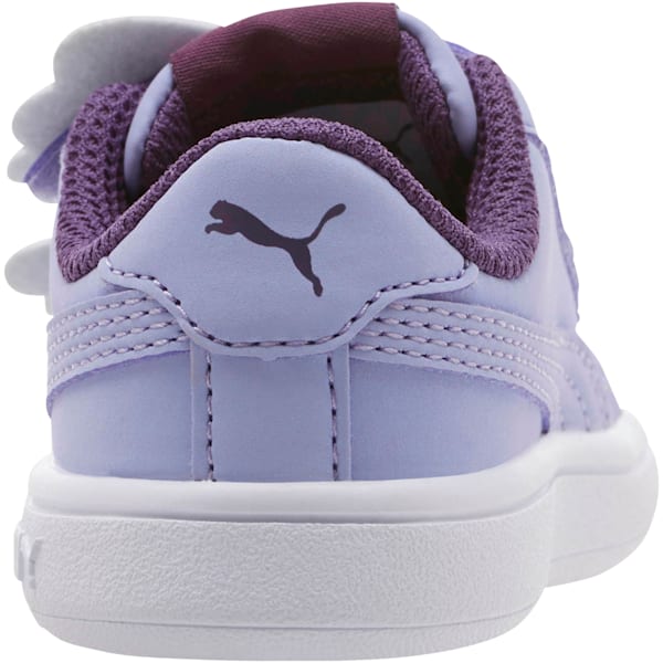 PUMA Smash v2 Butterfly AC Toddler Shoes, Sweet Lavender-Indigo-Puma White, extralarge