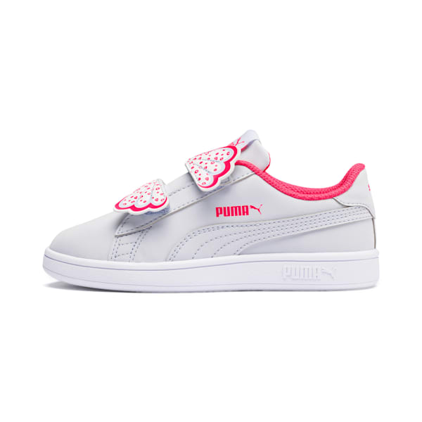 Puma Smash V2 L Junior Running Shoes White