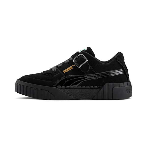 PUMA x TYAKASHA Cali Women's Sneakers, Puma Black, extralarge