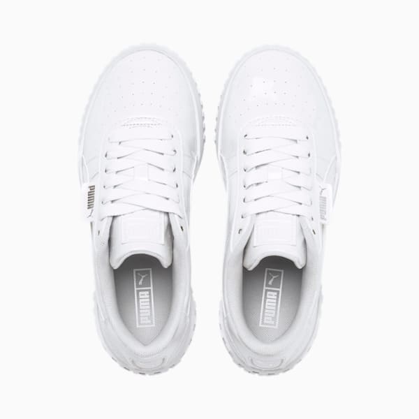 Cali Patent Sneakers JR, Puma White-Puma White, extralarge