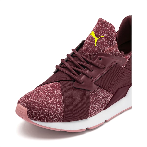 Muse Shift Sneakers JR, Vineyard Wine-Yellow Alert, extralarge