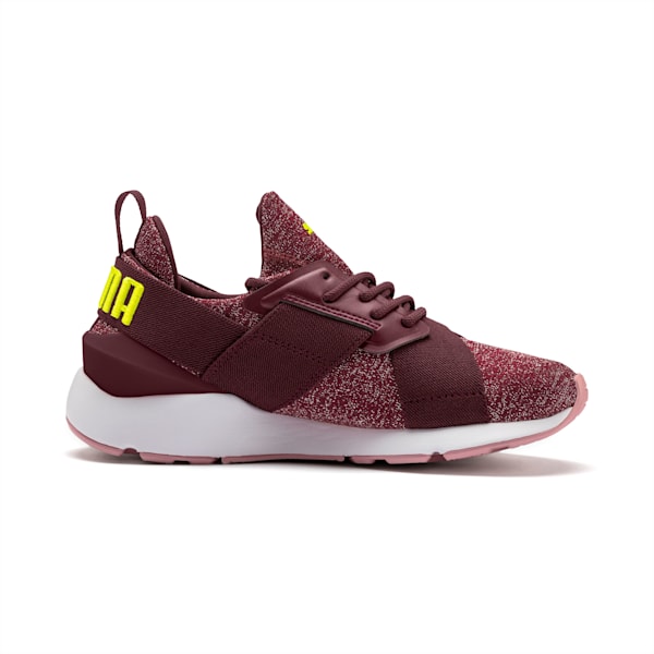 Muse Shift Sneakers JR, Vineyard Wine-Yellow Alert, extralarge