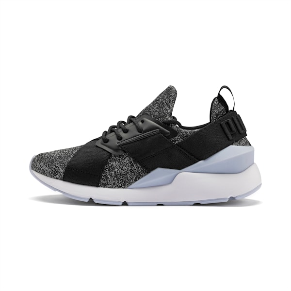 Muse Shift Sneakers JR, Puma Black-Heather, extralarge