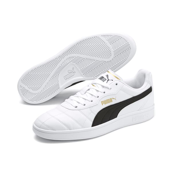 Astro Kick SL Men's Sneakers, Puma White-Puma Team Gold-Gray Violet, extralarge