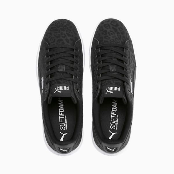 PUMA Vikky v2 Wildcat Women's Sneakers, Puma Black-Puma Silver-White, extralarge