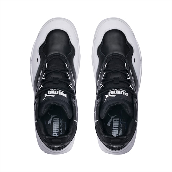 Source Mid Bracket Sneakers, Puma Black-Puma White, extralarge