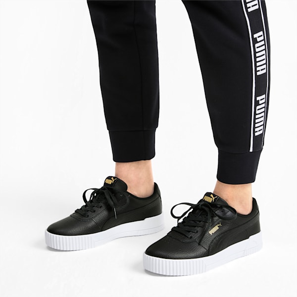 Carina Lux Women's Sneakers, Puma Black-Puma Black, extralarge-AUS