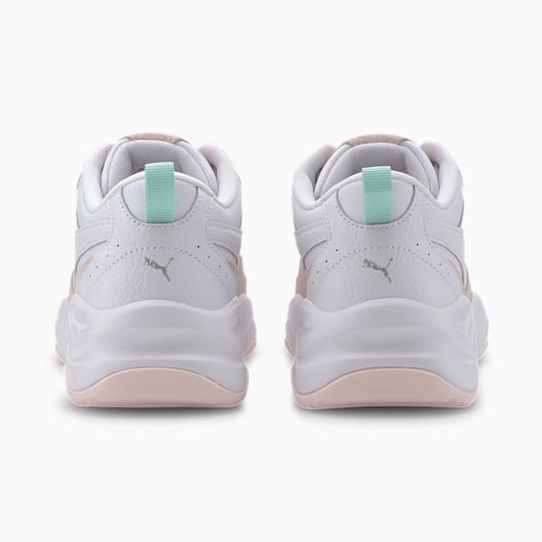 Cilia Lux Women's Sneakers, Puma White-Rosewater-Mist Green-Puma Silver, extralarge-IND