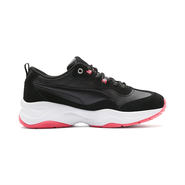 Cilia Suede SoftFoam+ IMEVA Women's Training Shoes, Black-C Coral-Silver-White, extralarge-SEA