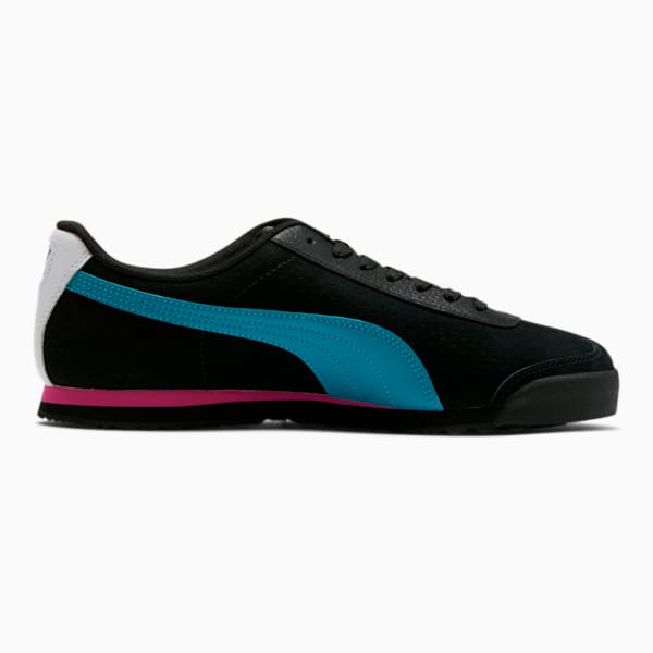 Roma XTG Perf Men’s Sneakers, Puma Black-Puma White-Caribbean Sea, extralarge