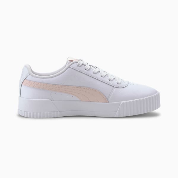 Carina Leather SoftFoam Women's Sneakers, Puma White-Rosewater-Rosewater, extralarge-AUS
