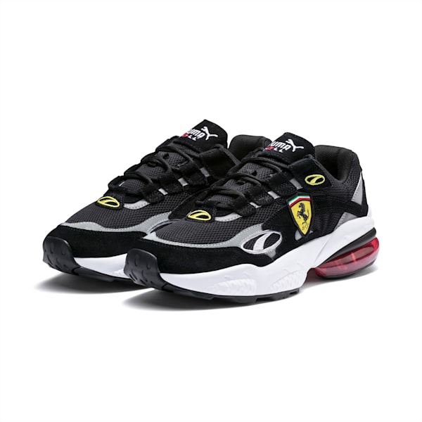 Scuderia Ferrari CELL Venom Sneakers, Puma Black-Puma White-Rosso Corsa, extralarge