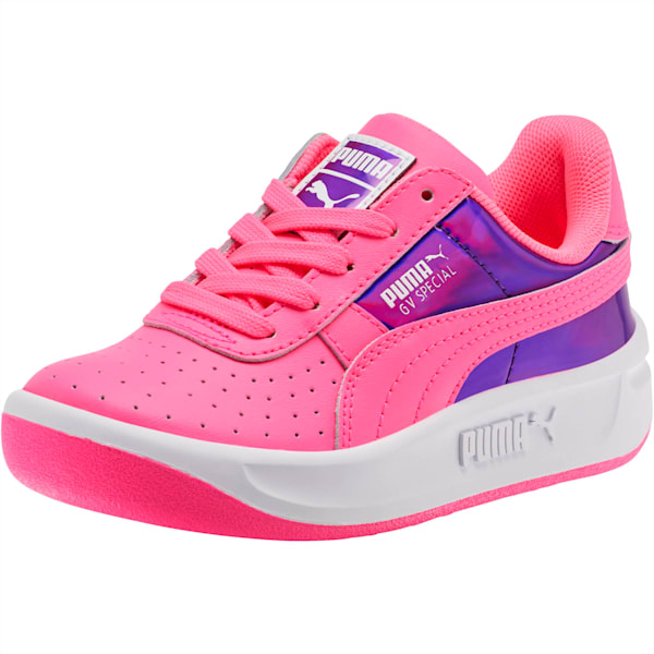 GV Special Mirror Metal Little Kids' Shoes, KNOCKOUT PINK-Puma White, extralarge