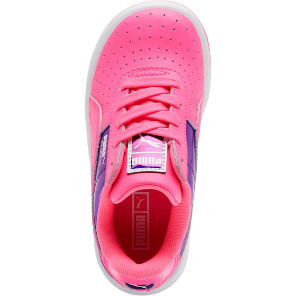 GV Special Mirror Metal Little Kids' Shoes, KNOCKOUT PINK-Puma White, extralarge