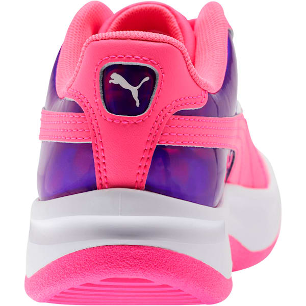 GV Special Mirror Metal Sneakers JR, KNOCKOUT PINK-Puma White, extralarge