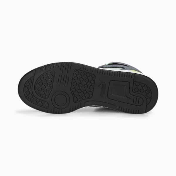 Rebound Lay-Up SL Kid's Shoes, Gray Tile-PUMA Black-Platinum Gray-Lily Pad, extralarge-IND