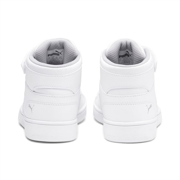 PUMA Rebound LayUp Little Kids' Shoes, Puma White-Gray Violet, extralarge