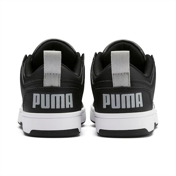 PUMA Rebound LayUp Lo Sneakers Big Kids, Puma Black-Puma White-High Rise, extralarge