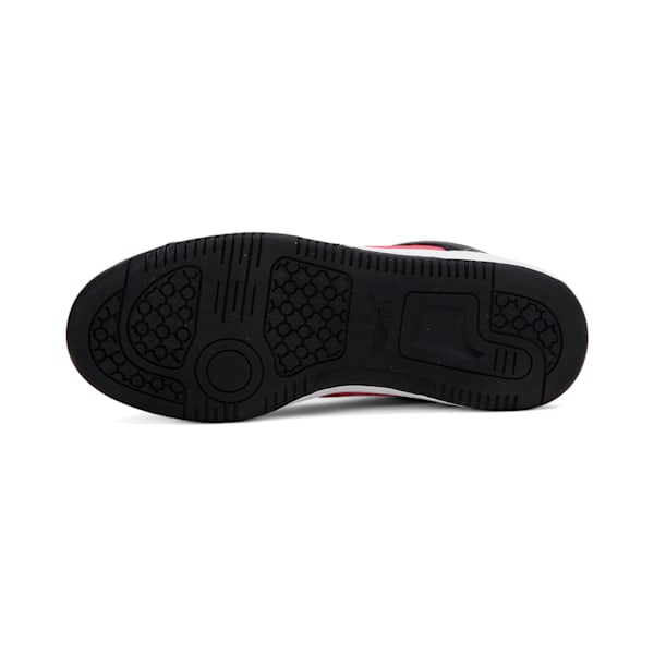 Rebound LayUp Lo Sneakers JR, Puma White-Puma Black-Red, extralarge-IND