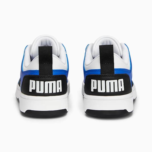 PUMA Rebound LayUp Lo Sneakers Big Kids, PUMA White-PUMA Black-Royal Sapphire, extralarge