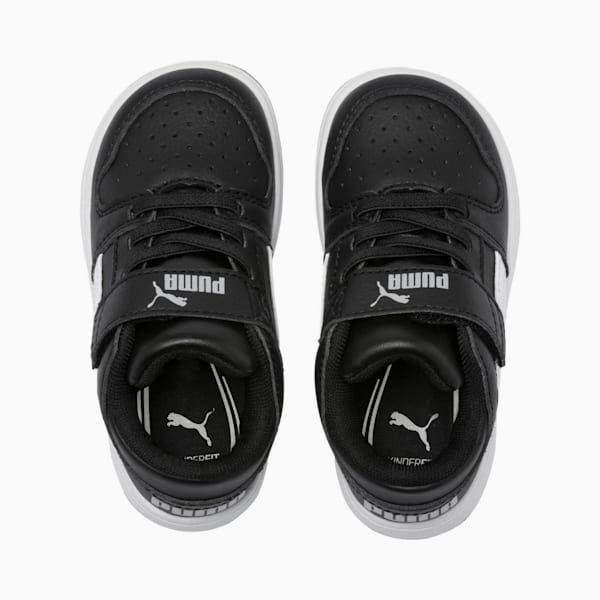 PUMA Rebound LayUp Lo Toddler Shoes, Puma Black-Puma White-High Rise, extralarge