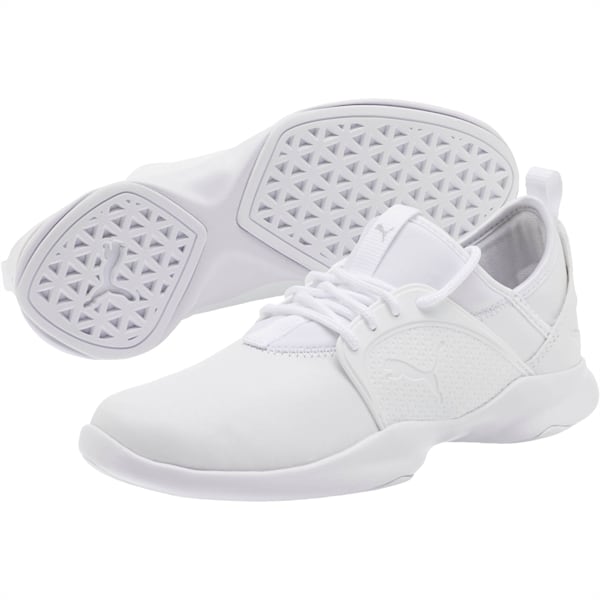 PUMA Dare Lace Women’s Sneakers, P. White-P. White-P. White, extralarge