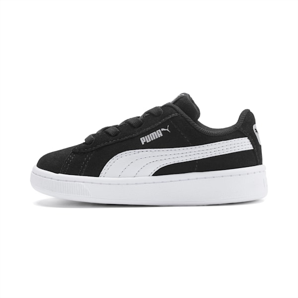 PUMA Vikky v2 Suede Sneakers INF, Puma Black-Puma White-Silver, extralarge