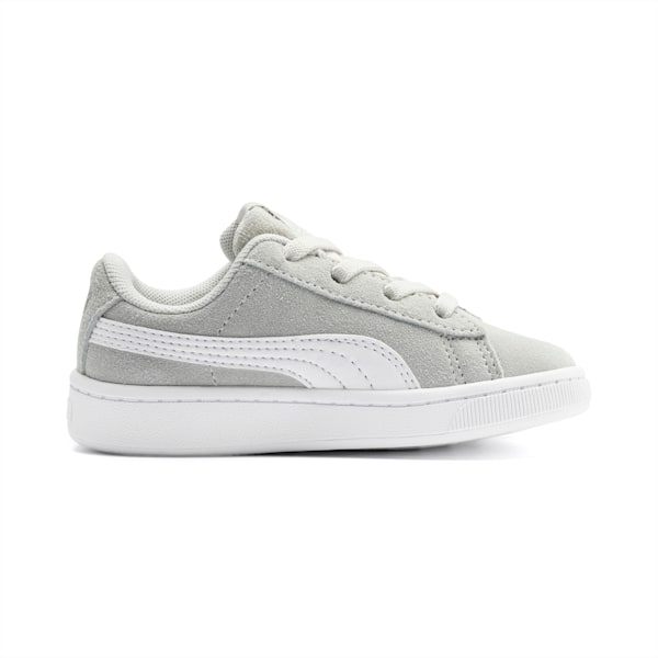 PUMA Vikky v2 Suede Sneakers INF, Gray Violet-Puma White-Puma Silver, extralarge