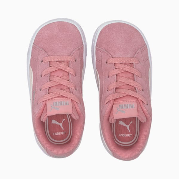 PUMA Vikky v2 Suede Sneakers INF, Peony-Rosewater-Puma Silver-Puma White, extralarge