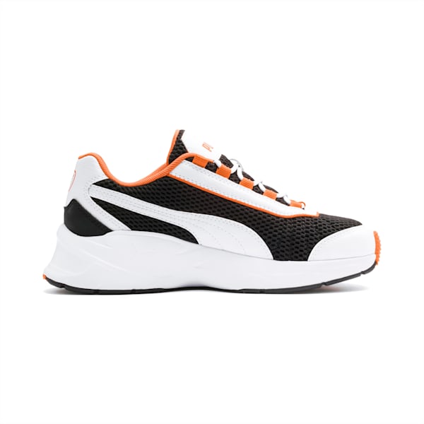 Nucleus Youth Shoes, Puma White-Jaffa Orange, extralarge-IND