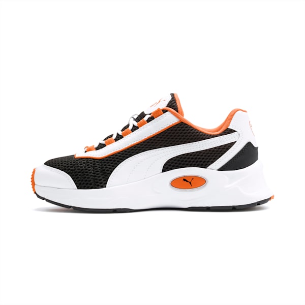 Nucleus Youth Shoes, Puma White-Jaffa Orange, extralarge-IND