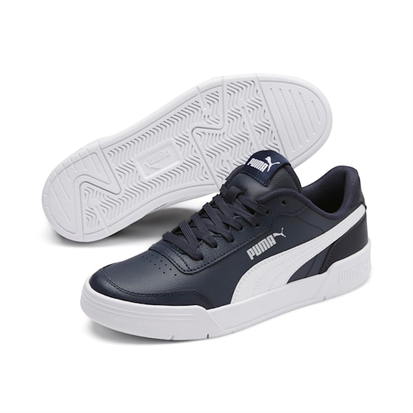 Caracal Kids Shoes, Peacoat-Puma White-Puma Silver, extralarge-IND