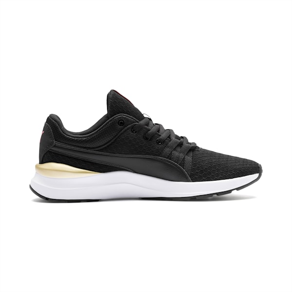 Adela Core Women’s Sneakers, Puma Black-Puma Team Gold, extralarge