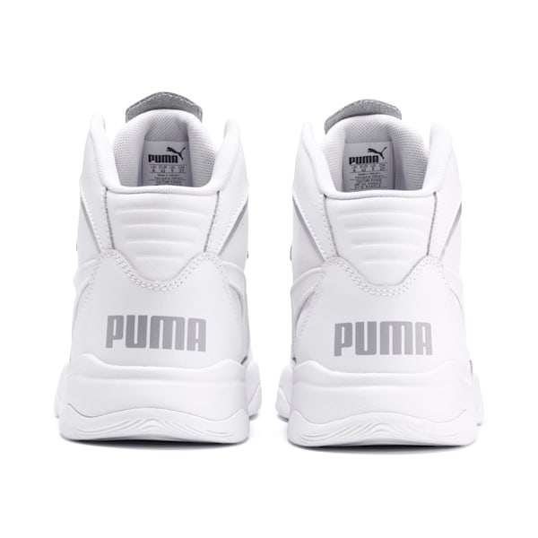 RB Play-Off Shoes, Puma White-High Rise-Puma Silver, extralarge-IND