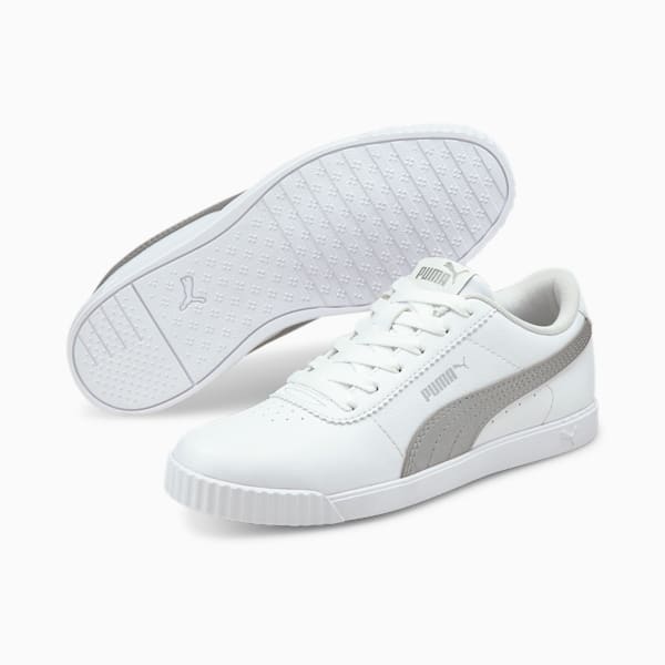 Espadrilles Carina Slim SL Femme, Puma White-Puma Silver, extralarge