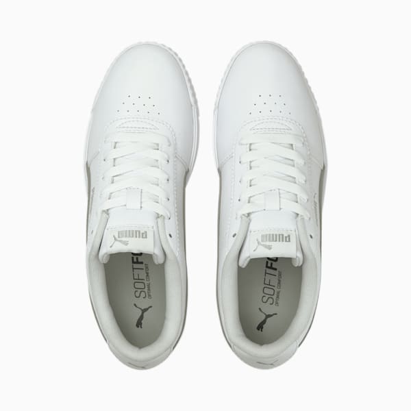 Espadrilles Carina Slim SL Femme, Puma White-Puma Silver, extralarge