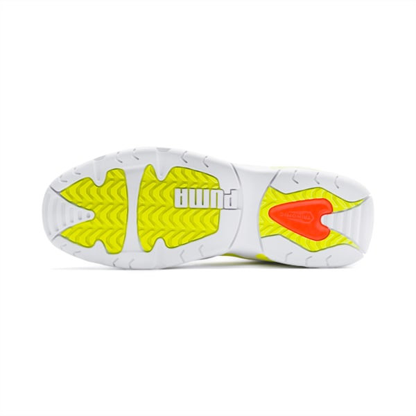 Source Mid Buzzer Sneakers, Puma White-Yellow Alert-High Rise, extralarge